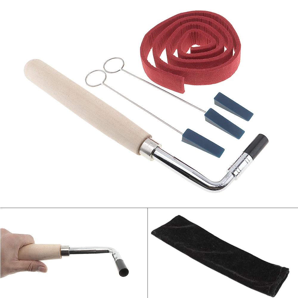 6pcs/set Professional Piano Tuning Hammer Piano Tuning Tool Kit with Black Bag for Piano Keyboard Instruments Accessories
6pcs/set Professional Piano Tuning Hammer Piano Tuning Tool Kit with Black Bag for Piano Keyboard Instruments Accessories