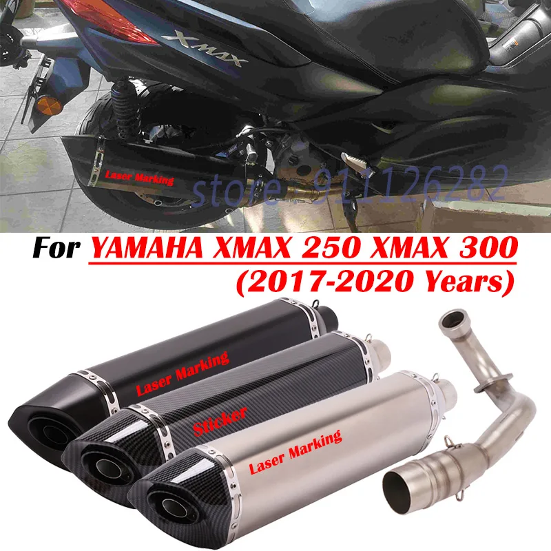 Slip On For Yamaha XMAX 250 300 XMAX250 XMAX300 2017 - 2020 2021 2022 Motorcycle Exhaust Escape Modify Full System Front Muffler
Slip On For Yamaha XMAX 250 300 XMAX250 XMAX300 2017 - 2020 2021 2022 Motorcycle Exhaust Escape Modify Full System Front Muffler