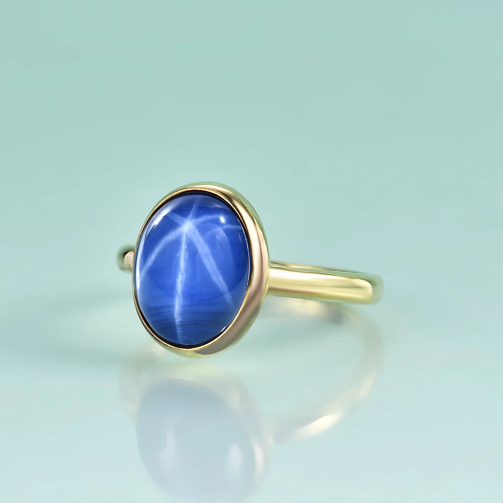 Gem's Beauty Oval 9X11mm Lindy Blue Star Sapphire Rings 925 Sterling Silver Gold Cocktail Ring Fine Jewelry for Women Wife
Gem's Beauty Oval 9X11mm Lindy Blue Star Sapphire Rings 925 Sterling Silver Gold Cocktail Ring Fine Jewelry for Women Wife