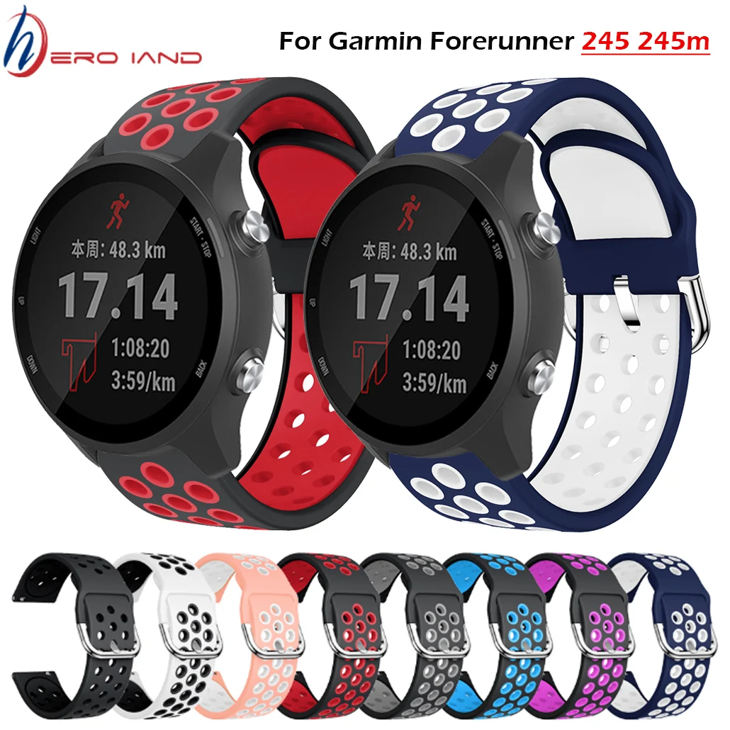 20mm Silicone Watch Band For Garmin Vivoactive 3 Replacement Wrist Strap For Garmin Forerunner 245 245M 645 Smart Watch Bracelet
20mm Silicone Watch Band For Garmin Vivoactive 3 Replacement Wrist Strap For Garmin Forerunner 245 245M 645 Smart Watch Bracelet