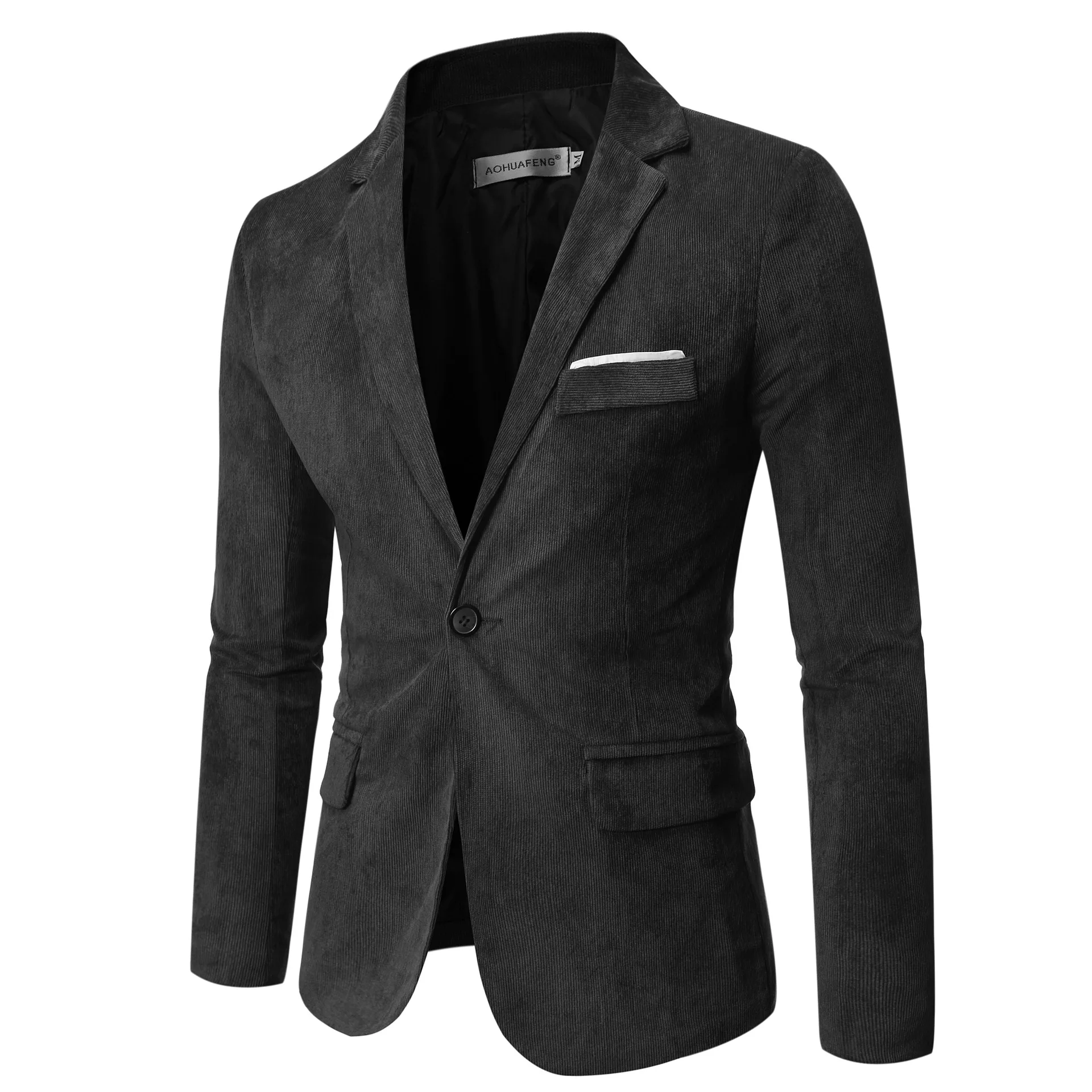 Suit jacket men plus size plus size business suit corduroy youth slim single coat
Suit jacket men plus size plus size business suit corduroy youth slim single coat
