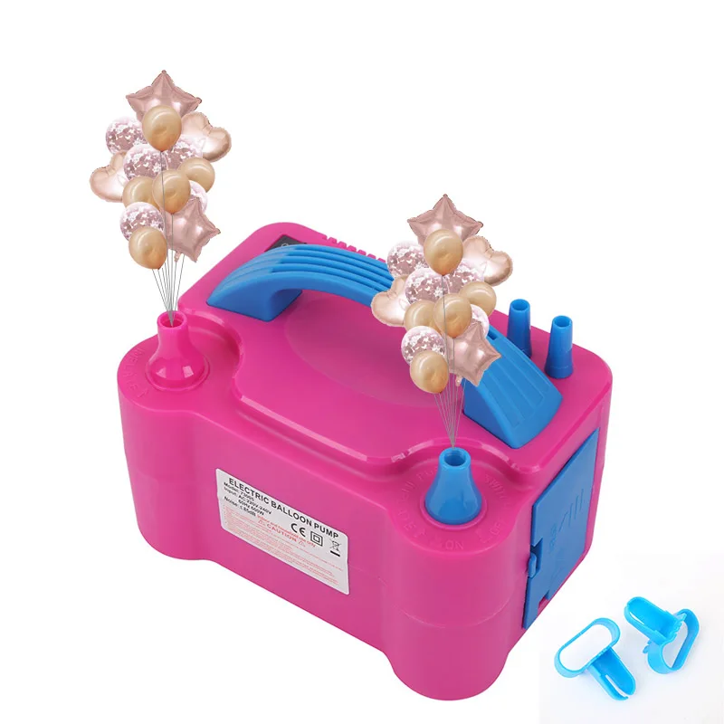110V-220V 600W Portable Dual Nozzle Rose Red Electric Balloon Blower Pump/Electric Balloon Inflator For Party Decoration
110V-220V 600W Portable Dual Nozzle Rose Red Electric Balloon Blower Pump/Electric Balloon Inflator For Party Decoration