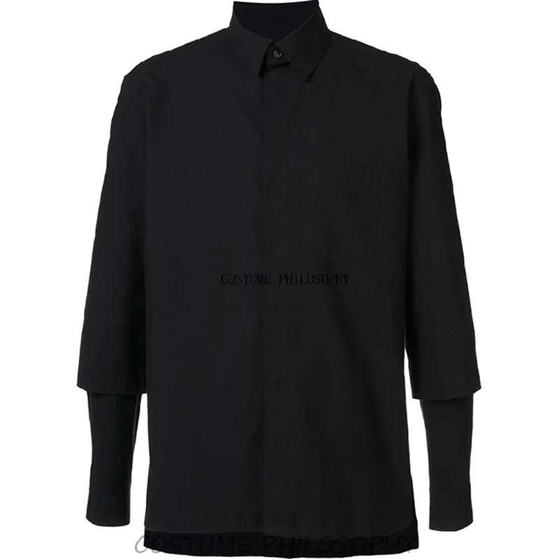 Men's casual new shirt Black style double sleeve trim shirt and fake two shirts M-6XL! Oversized shirts
Men's casual new shirt Black style double sleeve trim shirt and fake two shirts M-6XL! Oversized shirts