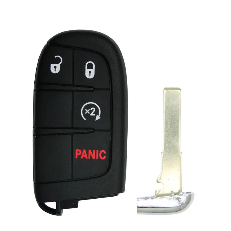 CN017022 For 2015 Fiat 500, 500L Smart Keyless Entry Remote Key Fob 3+1 Button Philips 46 PCF7945 Chip 433mhz
CN017022 For 2015 Fiat 500, 500L Smart Keyless Entry Remote Key Fob 3+1 Button Philips 46 PCF7945 Chip 433mhz