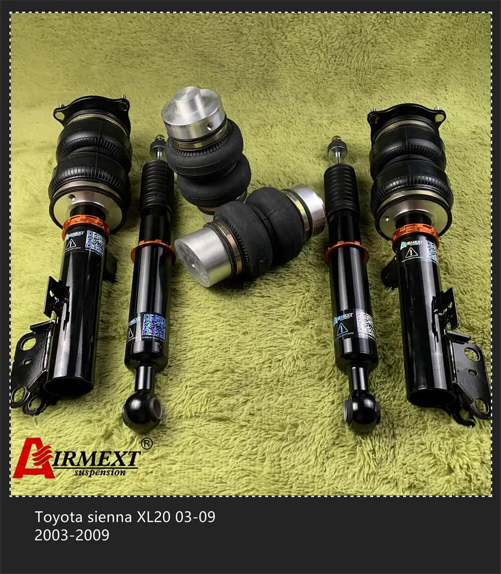 Для TOYOTA Sienna XL20 (2003-2009 )/комплект пневматической подвески пневматической Распорки/Пневматическая Пружина в сборе/автодеталь/пневматика
Для TOYOTA Sienna XL20 (2003-2009 )/комплект пневматической подвески пневматической Распорки/Пневматическая Пружина в сборе/автодеталь/пневматика