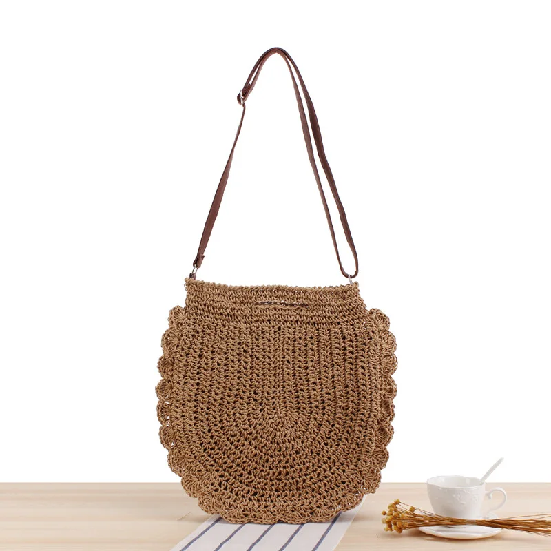 Crossbody Shoulder Hand-Woven Elegant Summer Straw Bag Purses and Handbags Vacation Luxury Designer
Crossbody Shoulder Hand-Woven Elegant Summer Straw Bag Purses and Handbags Vacation Luxury Designer