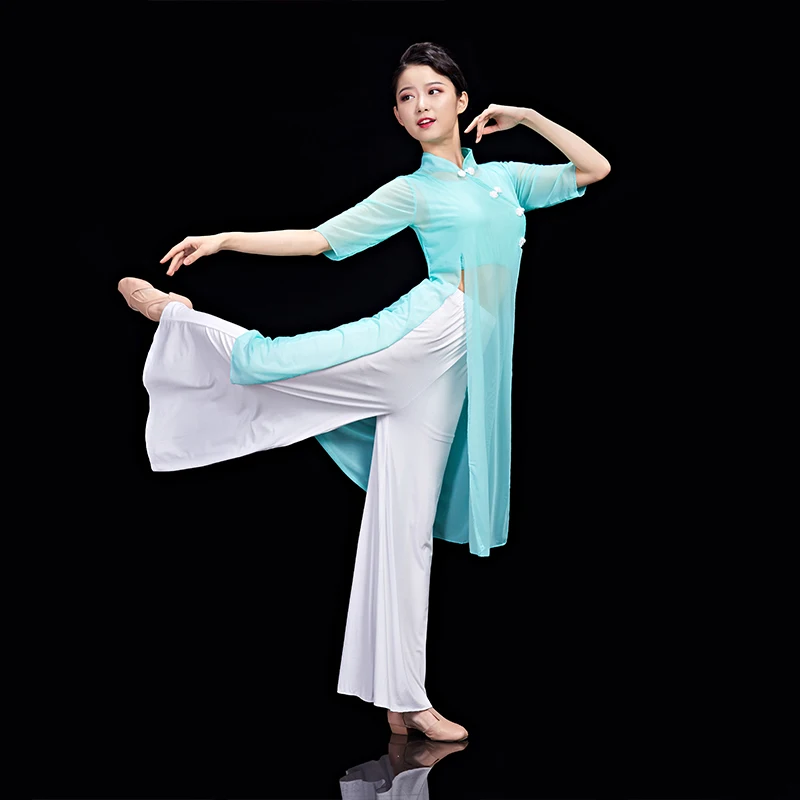 Chinese Style Fan Dance Costume for New Year Party Lady Elegance Yangko Dance Wear Female Umbrella Dance Clothing 90
Chinese Style Fan Dance Costume for New Year Party Lady Elegance Yangko Dance Wear Female Umbrella Dance Clothing 90