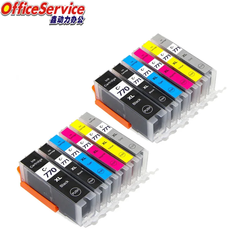 PGI770 PGI-770 CLI-771 PGI770XL Ink Cartridge Compatible For Canon PIXMA MG7770 MG5770 MG6870 Inkjet Printer
PGI770 PGI-770 CLI-771 PGI770XL Ink Cartridge Compatible For Canon PIXMA MG7770 MG5770 MG6870 Inkjet Printer