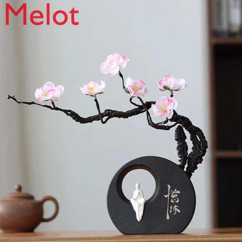 Luxury Chinese Style Dried Flower Decorative Flower Decoration Home Ornament Living Room Flower Arrangement Zen Decoration Vase
Luxury Chinese Style Dried Flower Decorative Flower Decoration Home Ornament Living Room Flower Arrangement Zen Decoration Vase
