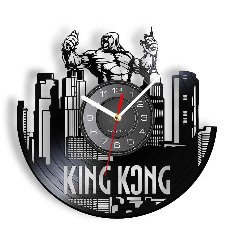 Giant Destroy Angry Monster Movie Vinyl Album LP Record Clock Enormous Ape King Vintage Decor For Home Cinema Movie Fan Gift
Giant Destroy Angry Monster Movie Vinyl Album LP Record Clock Enormous Ape King Vintage Decor For Home Cinema Movie Fan Gift