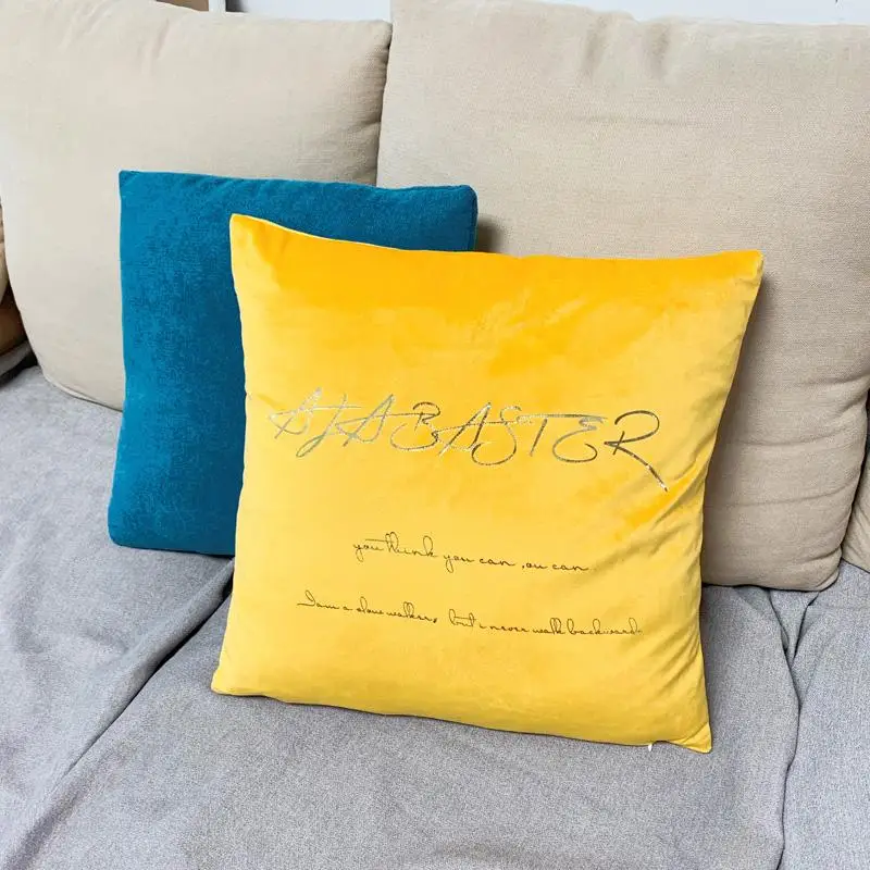 Colorful Velvet Embroidered Cushion Cover Words Decor Soft Pillow Cover Sofa Home Art Decoration Throw Pillow Case 1 pcs
Colorful Velvet Embroidered Cushion Cover Words Decor Soft Pillow Cover Sofa Home Art Decoration Throw Pillow Case 1 pcs