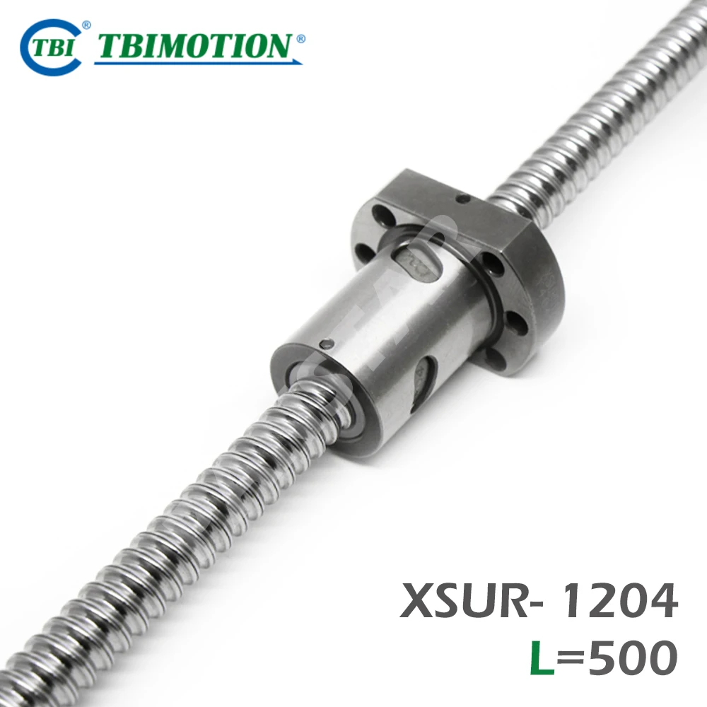 TBI Motion XSU1204 C7 Rolled Ball Screw Professional 3D Printer Thread Shaft 500mm Ball Nut High Precision High Reliability
TBI Motion XSU1204 C7 Rolled Ball Screw Professional 3D Printer Thread Shaft 500mm Ball Nut High Precision High Reliability