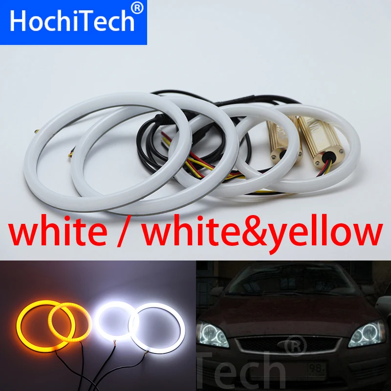 For Ford Focus II Mk2 2004 2005 2006 2007 2008 White & yellow Cotton LED Angel eyes kit halo ring Turn signal light
For Ford Focus II Mk2 2004 2005 2006 2007 2008 White & yellow Cotton LED Angel eyes kit halo ring Turn signal light