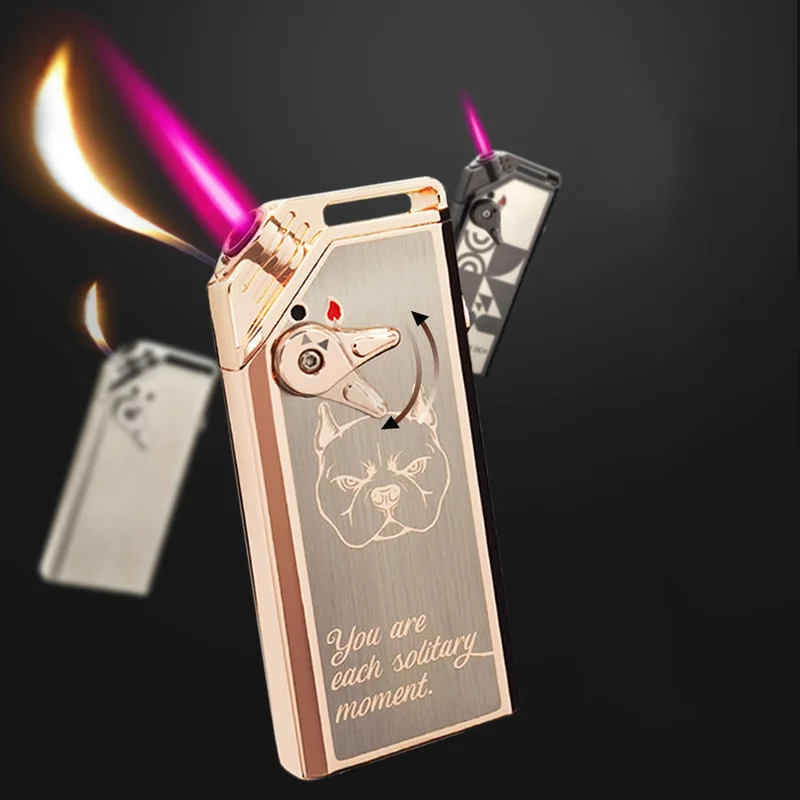Creative Windproof Open Flame Lighter Metal Turbojet Red Flame Double Fire Switch Cigar Lighter Men's Gift Cigarette Accessories
Creative Windproof Open Flame Lighter Metal Turbojet Red Flame Double Fire Switch Cigar Lighter Men's Gift Cigarette Accessories