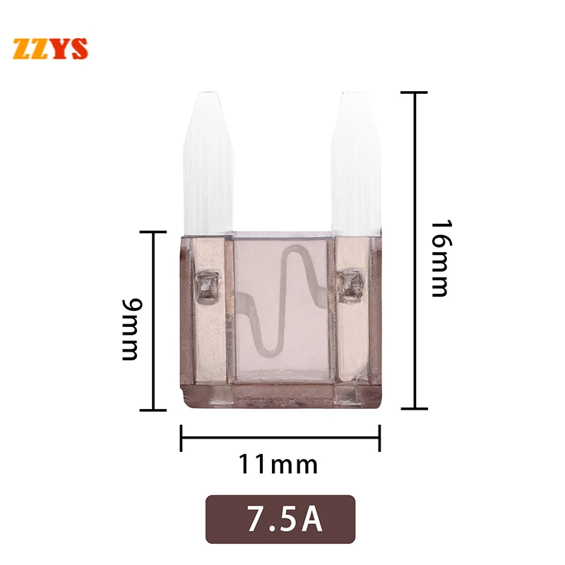 200pcs Universal 7.5A Small Automotive Truck Auto Car Blade Type Fuse Aluminum Fuses Assortment Set with Box Clip and Test Pen
200pcs Universal 7.5A Small Automotive Truck Auto Car Blade Type Fuse Aluminum Fuses Assortment Set with Box Clip and Test Pen
