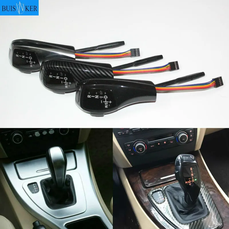 Carbon Fiber Black Silver LED Gear Shift Knob Shifter Lever for BMW X3 first Generation E83 2003-2010 Automatic Accessories
Carbon Fiber Black Silver LED Gear Shift Knob Shifter Lever for BMW X3 first Generation E83 2003-2010 Automatic Accessories