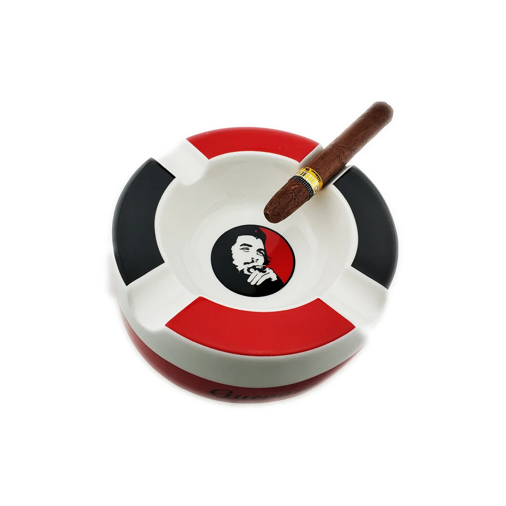 Керамическая пепельница Guevara для сигар, 4 сигары, портативная пепельница, гаджеты, Круглый ясень, табак для использования в помещении и на улице
Керамическая пепельница Guevara для сигар, 4 сигары, портативная пепельница, гаджеты, Круглый ясень, табак для использования в помещении и на улице
