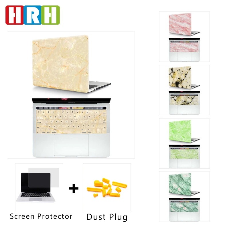 HRH 2 In1 Marble Laptop Body Shell Protective Hard Case and Silicone Keyboard Cover for Mac book Touch A1932 A2159 A2289 A2251
HRH 2 In1 Marble Laptop Body Shell Protective Hard Case and Silicone Keyboard Cover for Mac book Touch A1932 A2159 A2289 A2251