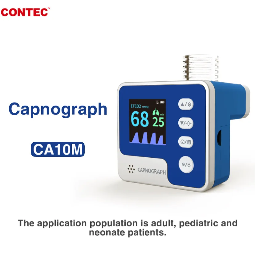 New Portable CA10M Capnogragh End-Expiratory Monitor ETCO2 Audio-visual Free Shipping
New Portable CA10M Capnogragh End-Expiratory Monitor ETCO2 Audio-visual Free Shipping