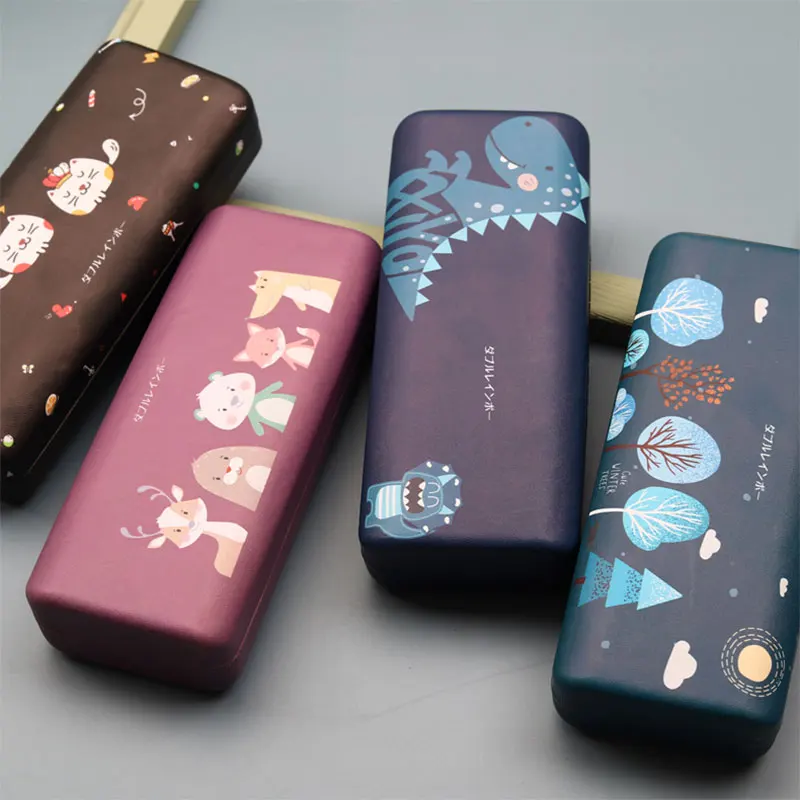 Чехол Mimiyou для очков из ПУ кожи с мультяшным рисунком, модный откидной футляр для солнцезащитных очков, портативный прямоугольный протектор для очков
Чехол Mimiyou для очков из ПУ кожи с мультяшным рисунком, модный откидной футляр для солнцезащитных очков, портативный прямоугольный протектор для очков