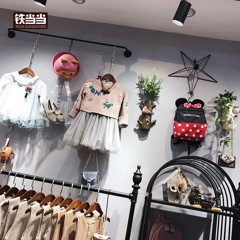 2019 Multifunctional Hanging On The Wall Of Clothing Hanger Display Rack In Children's Clothing Store Hot Sales
2019 Multifunctional Hanging On The Wall Of Clothing Hanger Display Rack In Children's Clothing Store Hot Sales