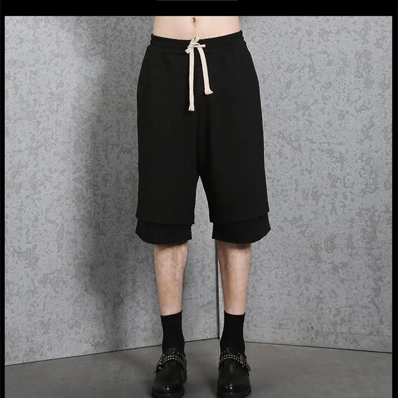 Men's Shorts Summer New Pure Color Elastic Waist False Two Design Loose Leisure Straight Pants Youth Fashion Trend Half Pants
Men's Shorts Summer New Pure Color Elastic Waist False Two Design Loose Leisure Straight Pants Youth Fashion Trend Half Pants