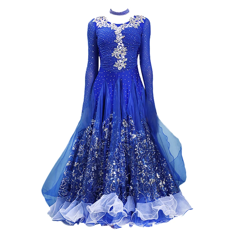 Sequin embroidered ballroom dress standard dance dress rumba tango dance costumes for women waltz dress for ballroom dancing
Sequin embroidered ballroom dress standard dance dress rumba tango dance costumes for women waltz dress for ballroom dancing