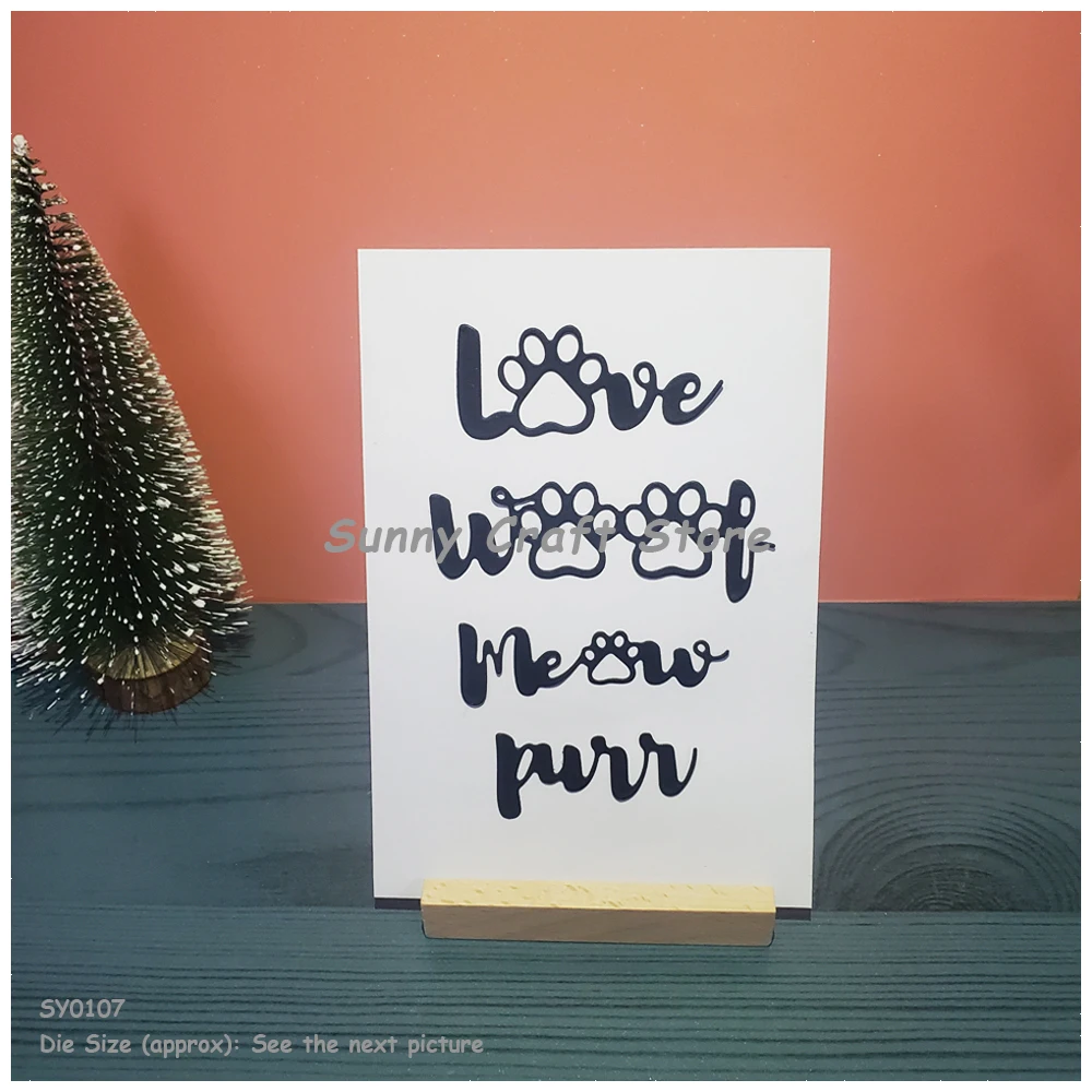 Animal Footprints Cat Paws Set Metal Cutting Dies Mold Love Box Decoration Scrapbook Paper Craft Knife Mold Blade Punch Stencils
Animal Footprints Cat Paws Set Metal Cutting Dies Mold Love Box Decoration Scrapbook Paper Craft Knife Mold Blade Punch Stencils