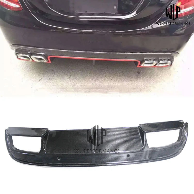 W205 Carbon Fiber Rear Lip Diffuser Car Styling for Mercedes-benz C Class W205 Sports Eidition Style Car Body Kit 2015-2018
W205 Carbon Fiber Rear Lip Diffuser Car Styling for Mercedes-benz C Class W205 Sports Eidition Style Car Body Kit 2015-2018