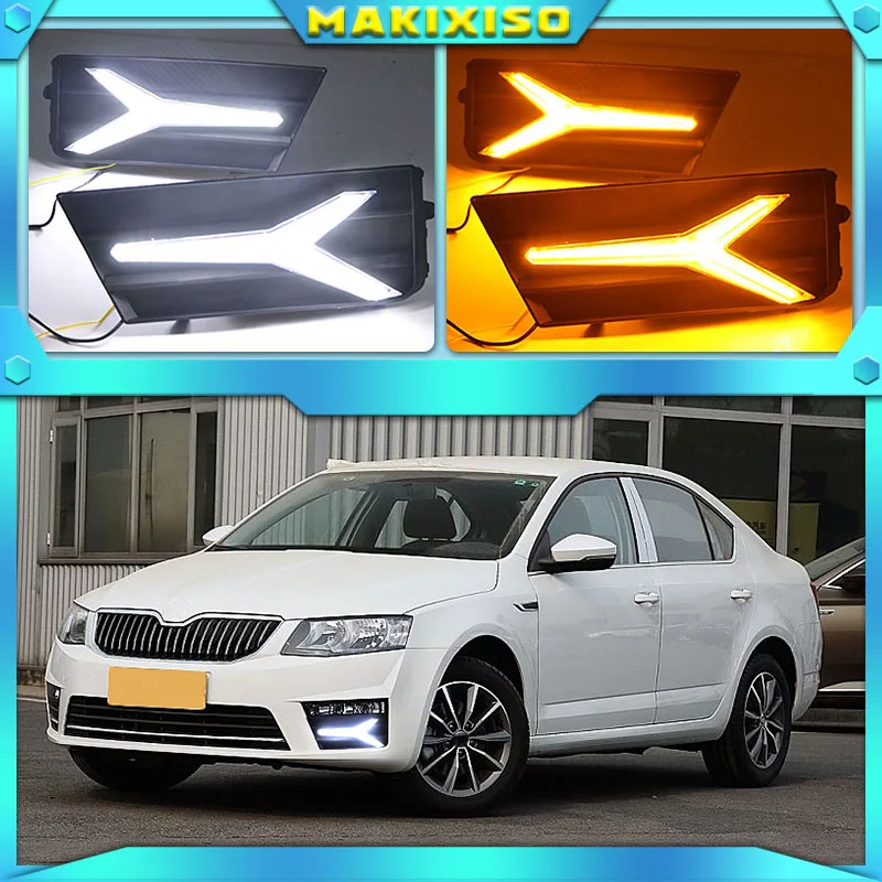 LED Daytime Running Light For Skoda Octavia 2017 Car Accessories Waterproof 12V DRL Fog Lamp Decoration
LED Daytime Running Light For Skoda Octavia 2017 Car Accessories Waterproof 12V DRL Fog Lamp Decoration