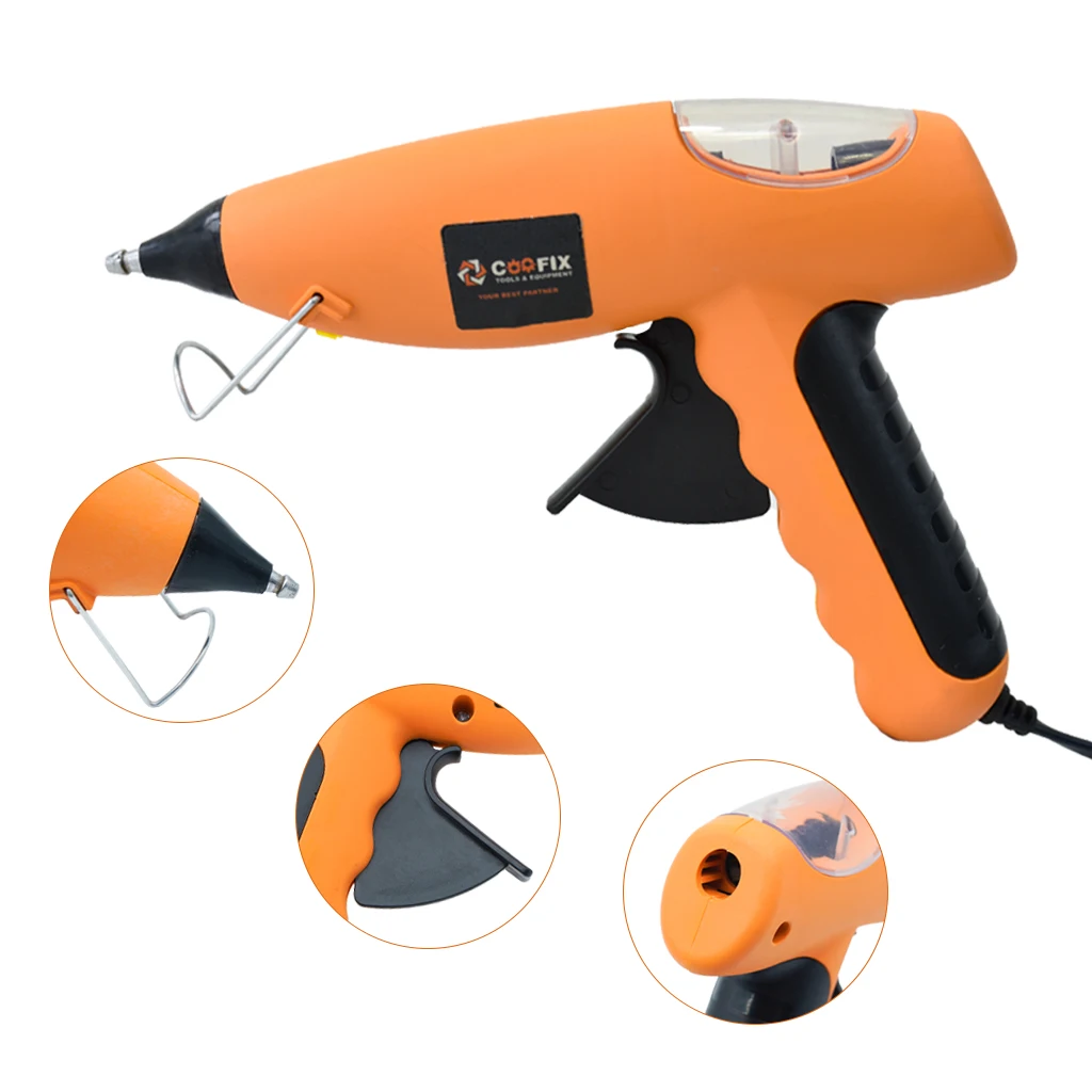 COOFIX Hot Melt Glue Gun with 7*100MM Glue Sticks ndustrial Electric Repair Heat Tools Thermo Electric Heat Temperature Tool
COOFIX Hot Melt Glue Gun with 7*100MM Glue Sticks ndustrial Electric Repair Heat Tools Thermo Electric Heat Temperature Tool