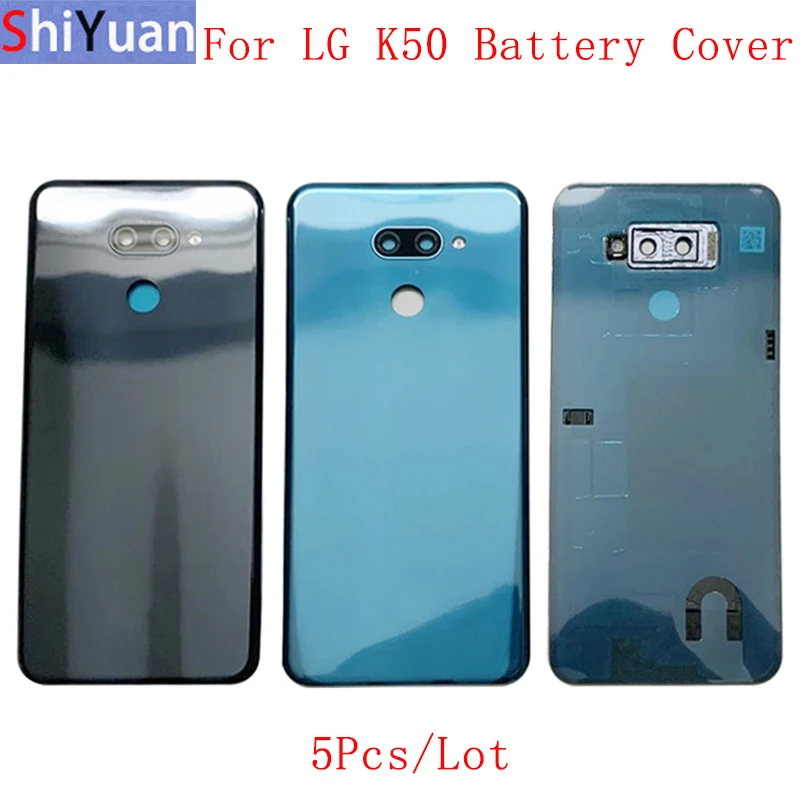 5Pcs Battery Cover Rear Door Housing Case For LG K50 K12 Max LM-X520 LMX520BMW Back Cover Camera Frame Lens with Logo
5Pcs Battery Cover Rear Door Housing Case For LG K50 K12 Max LM-X520 LMX520BMW Back Cover Camera Frame Lens with Logo
