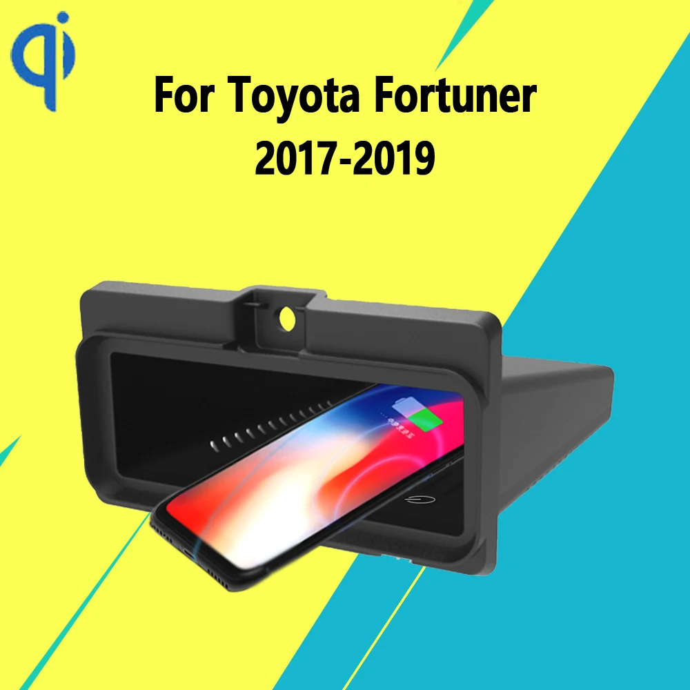 For Toyota Fortuner 2017-2019 15W Qi Fast Charging Car Vehicle Wireless Charger Pad Auto Android Phone Iphone Holder Smart Plate
For Toyota Fortuner 2017-2019 15W Qi Fast Charging Car Vehicle Wireless Charger Pad Auto Android Phone Iphone Holder Smart Plate
