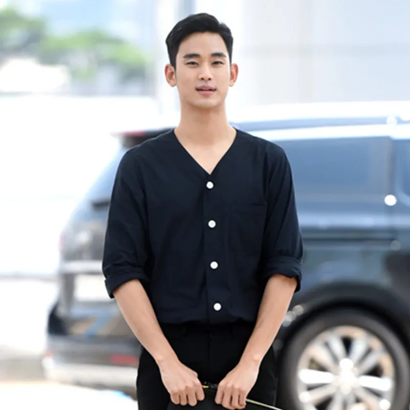 Men's Long-Sleeve Shirt Spring And Autumn New Pointy Collar Black Fashion Show Youth Fashion Trend Long-Sleeve Shirt
Men's Long-Sleeve Shirt Spring And Autumn New Pointy Collar Black Fashion Show Youth Fashion Trend Long-Sleeve Shirt