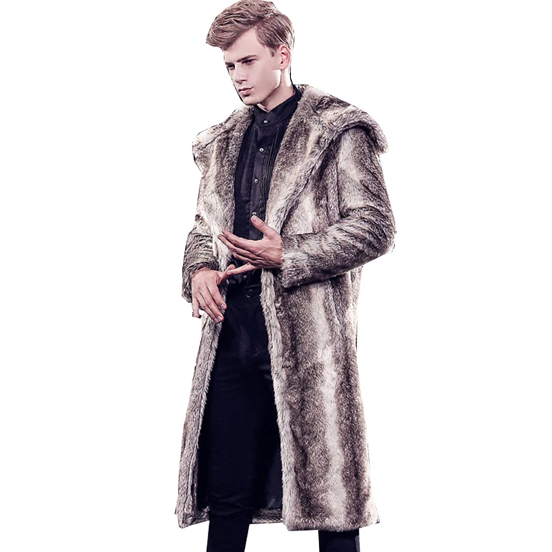 Free Shipping New Male men's 2017 man fashion winter plus velvet thick long fur over knee coat single-breasted 710211
Free Shipping New Male men's 2017 man fashion winter plus velvet thick long fur over knee coat single-breasted 710211