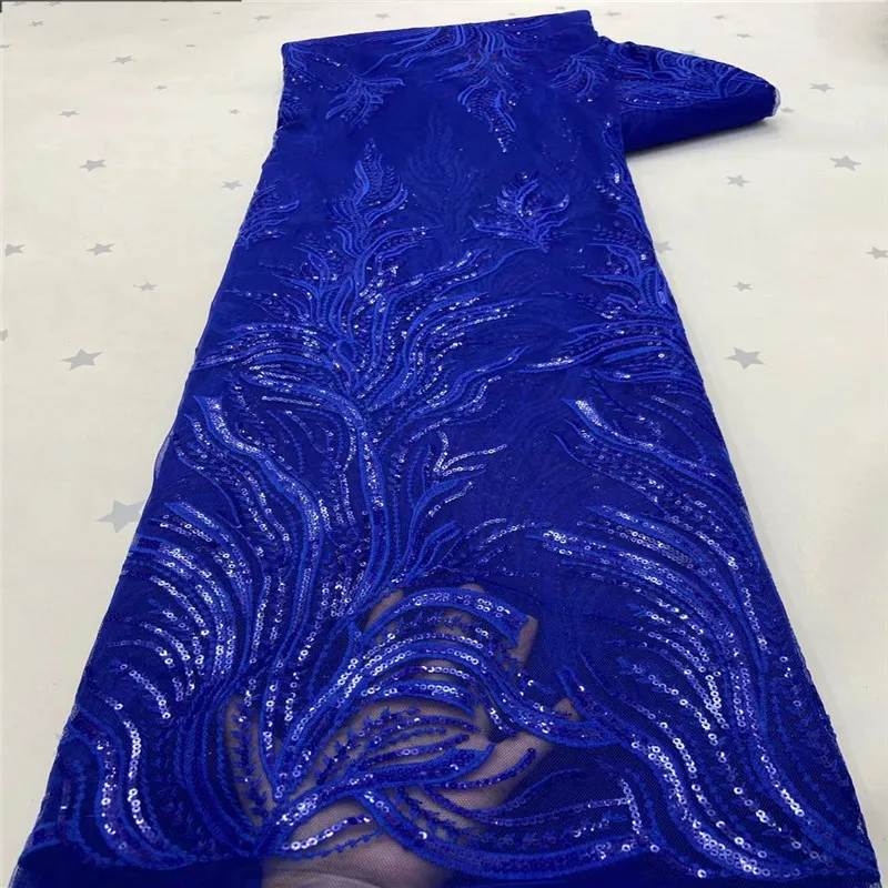 Royalblue High Quality African Party Lace Fabric With Sequins 2021 Embroidered Tulle Lace Fabri For Big Occasion Nigeria Clothes
Royalblue High Quality African Party Lace Fabric With Sequins 2021 Embroidered Tulle Lace Fabri For Big Occasion Nigeria Clothes