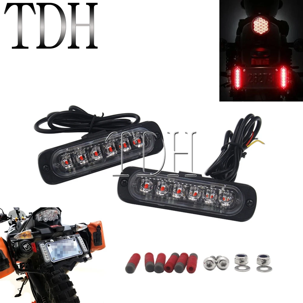 Cafe Racer Motorcycle Dual Auxiliary LED Brake Light Kit with License Plate Mount Red Rear Stop Lamp Universal For Suzuki Honda
Cafe Racer Motorcycle Dual Auxiliary LED Brake Light Kit with License Plate Mount Red Rear Stop Lamp Universal For Suzuki Honda