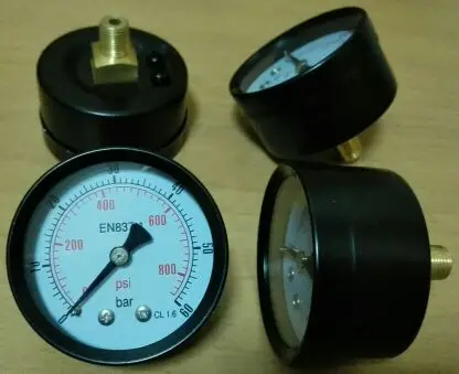 Осевой манометр, измеритель давления воды, резьба 0-60 бар/0-800psi ZG1/8
Осевой манометр, измеритель давления воды, резьба 0-60 бар/0-800psi ZG1/8