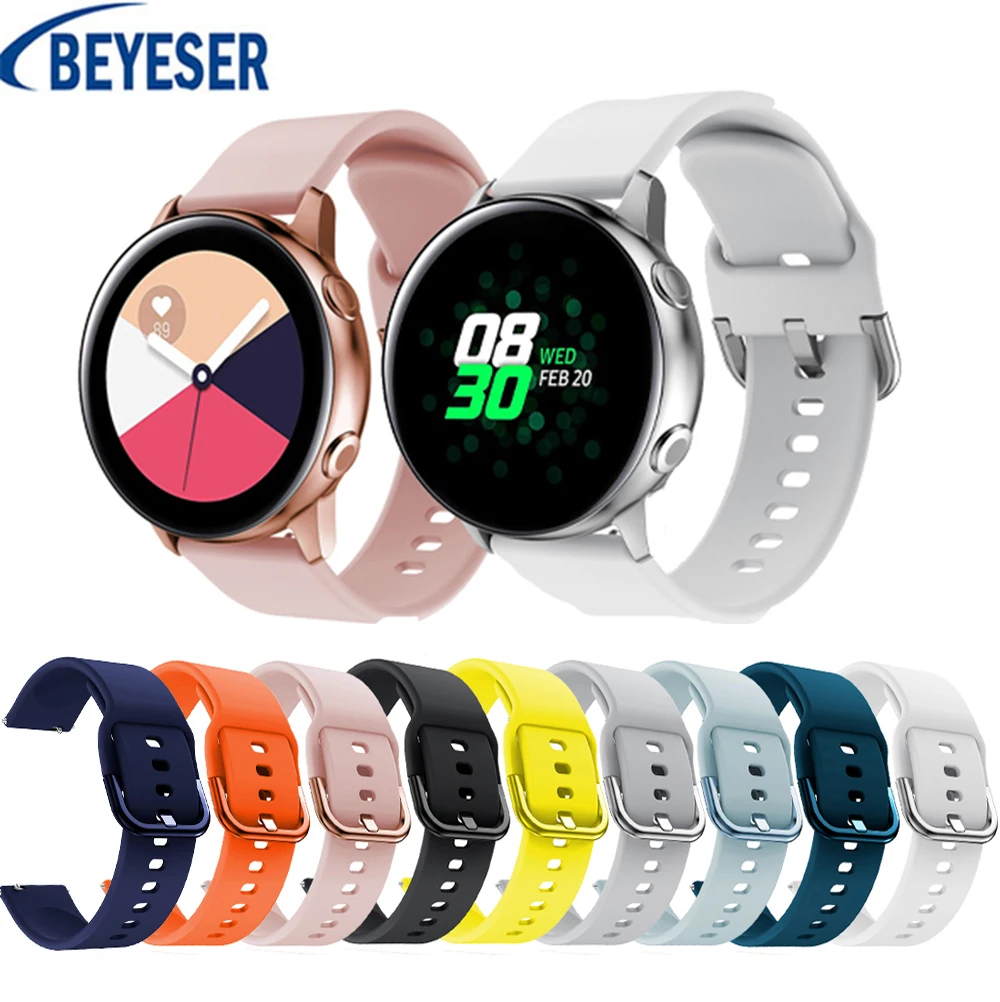 20mm Silicone Original sport watch band For Galaxy watch active smart watch strap For Samsung Galaxy 42mm watch Bracelet strap
20mm Silicone Original sport watch band For Galaxy watch active smart watch strap For Samsung Galaxy 42mm watch Bracelet strap