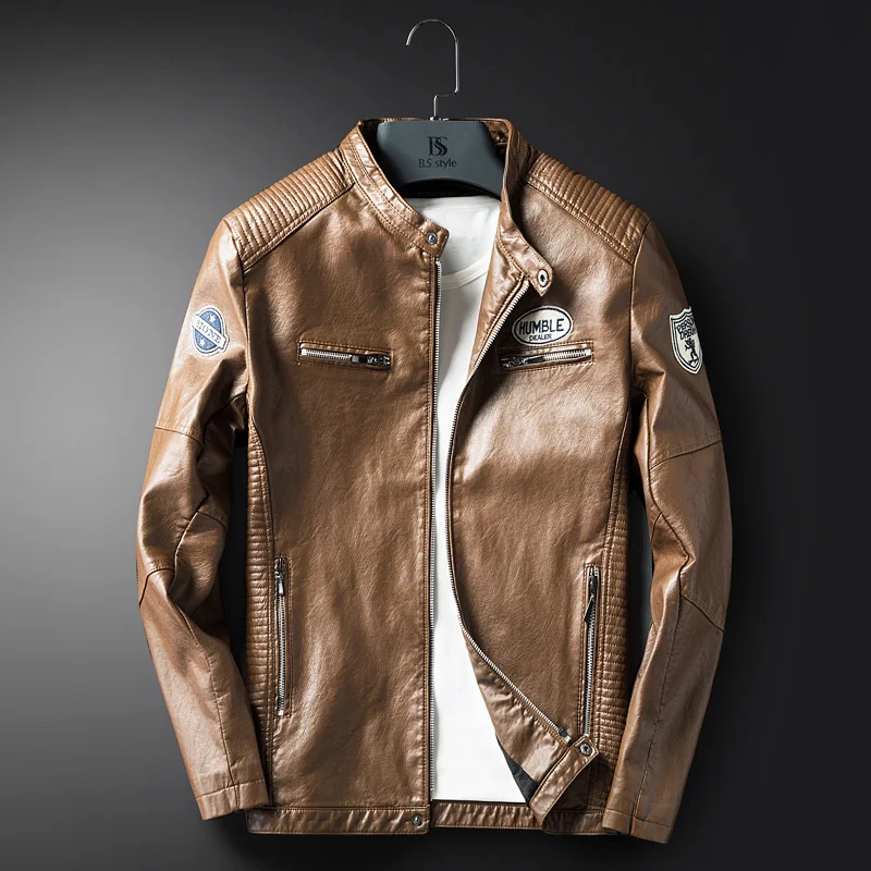 PU Locomotive Jacket Men's Autumn And Winter Youth Korean Version All-Match Trend Casual Coat Design Simplicity Fashion Clothing
PU Locomotive Jacket Men's Autumn And Winter Youth Korean Version All-Match Trend Casual Coat Design Simplicity Fashion Clothing
