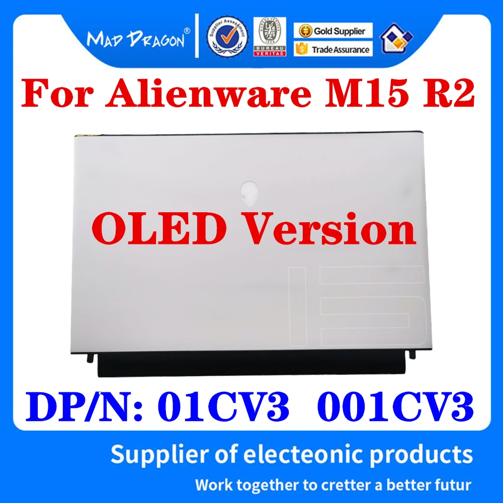 New Original Laptop LCD Top Cover LCD Back Cover For Dell Alienware M15 R2 White OLED Version A Shell DP/N: 01CV3 001CV3
New Original Laptop LCD Top Cover LCD Back Cover For Dell Alienware M15 R2 White OLED Version A Shell DP/N: 01CV3 001CV3