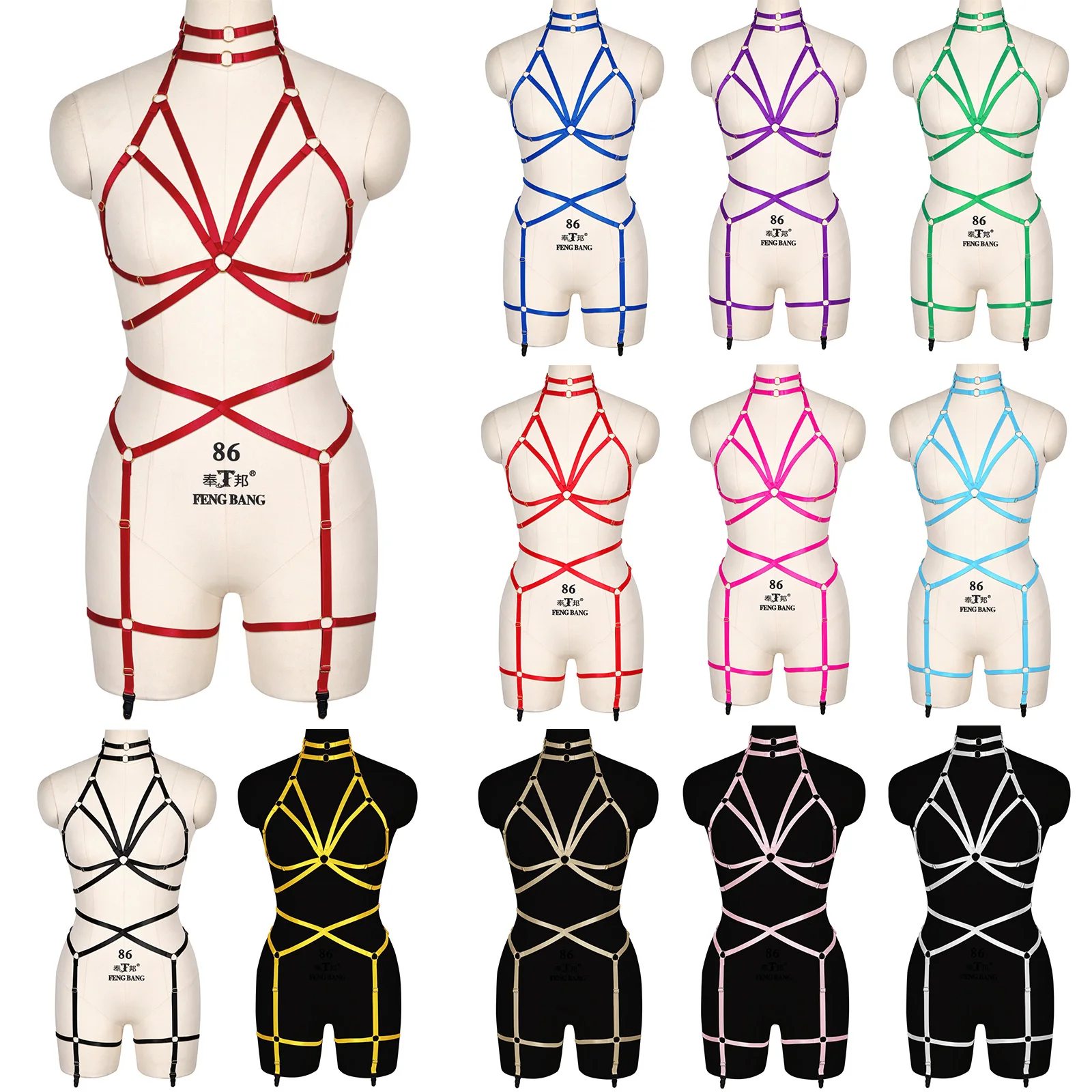 Harajuku Harness Full Body Harness For Women Fetish Chest Harness Women Sexy Lingerie Bondage Cage Sculpting Suspenders Belt
Harajuku Harness Full Body Harness For Women Fetish Chest Harness Women Sexy Lingerie Bondage Cage Sculpting Suspenders Belt