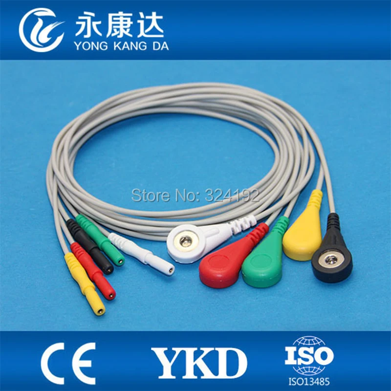 3pcs/pack Biosys ECG DIN Snap Trunk Cable for patient monitor with 5ld patient cable ,IEC Snap
3pcs/pack Biosys ECG DIN Snap Trunk Cable for patient monitor with 5ld patient cable ,IEC Snap