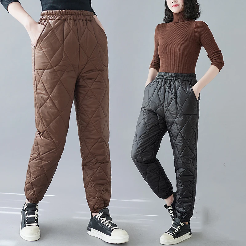 Women Pants Thicken Fleece Lightweight High Waist Keep Warm Winter Fashion Elelagnt Casual Outdoor Camping Snow Argyle Trousers
Women Pants Thicken Fleece Lightweight High Waist Keep Warm Winter Fashion Elelagnt Casual Outdoor Camping Snow Argyle Trousers