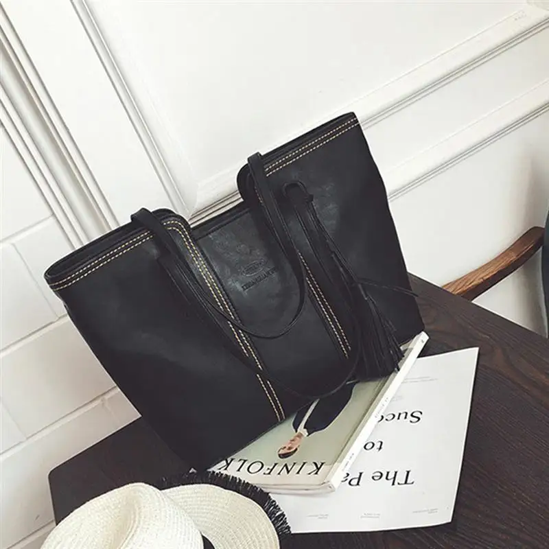 Fashion Vintage Leather Handbags Big Women Bag High Quality Casual Female Bags Tote Tassel Shoulder Bag Ladies Large Bolsos
Fashion Vintage Leather Handbags Big Women Bag High Quality Casual Female Bags Tote Tassel Shoulder Bag Ladies Large Bolsos