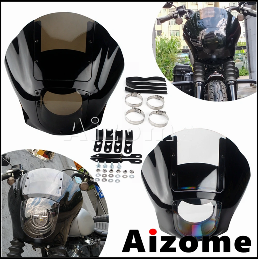 Smoke/Clear Quarter Windshield Front Light Fairing For Harley Dyna Wide Glide Low Rider Fat Street Bob 95-17 Super Glide 1986-94
Smoke/Clear Quarter Windshield Front Light Fairing For Harley Dyna Wide Glide Low Rider Fat Street Bob 95-17 Super Glide 1986-94
