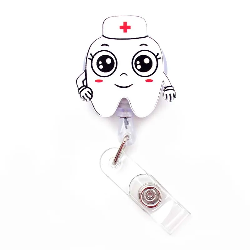 Cartoon Cute Dentist Nurse Retractable Pull Badge Reel ID Lanyard Name Tag Card Badge Holder Reels doctor nurse supplies
Cartoon Cute Dentist Nurse Retractable Pull Badge Reel ID Lanyard Name Tag Card Badge Holder Reels doctor nurse supplies