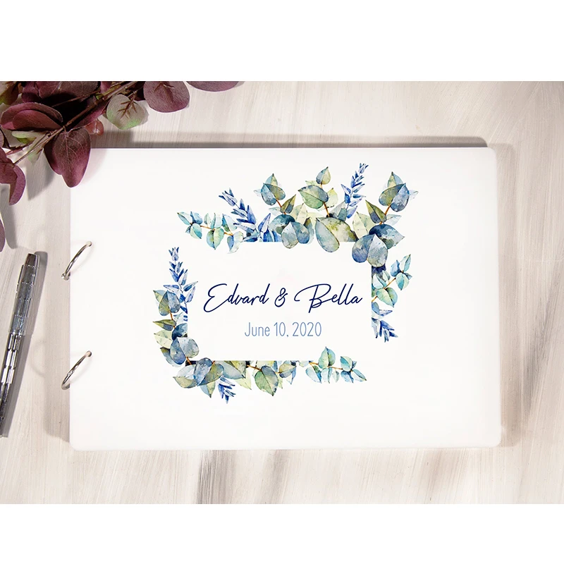 Wedding Guest Book,Watercolor Leaves Dusty Blue Wedding Guestbook,Personalized Guest Book,Bridal Shower Guest Book,Wedding Gifts
Wedding Guest Book,Watercolor Leaves Dusty Blue Wedding Guestbook,Personalized Guest Book,Bridal Shower Guest Book,Wedding Gifts