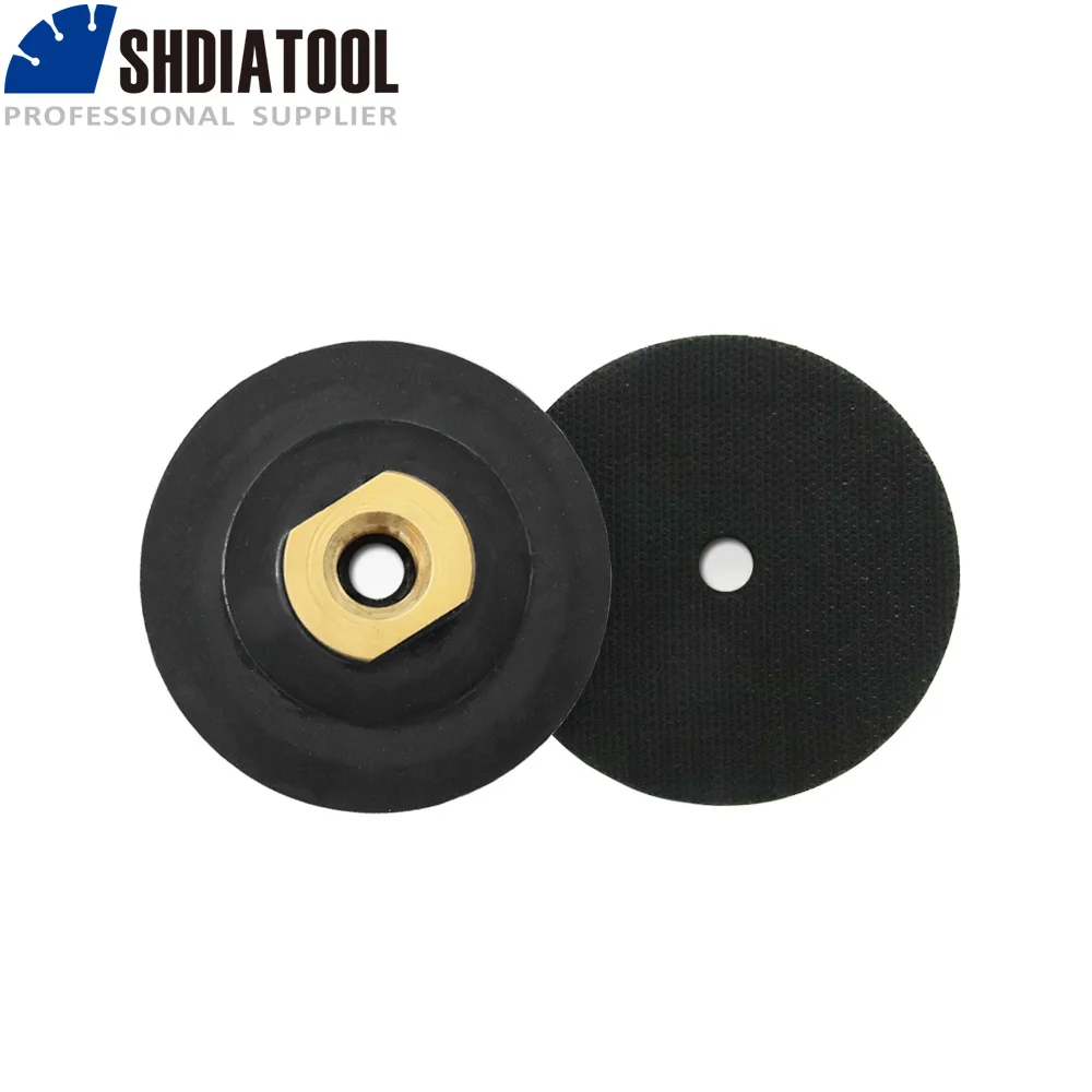 SHDIATOOL 2pcs 3inch 5/8-11 thread medium hard 80MM back pads for polishing discs
SHDIATOOL 2pcs 3inch 5/8-11 thread medium hard 80MM back pads for polishing discs