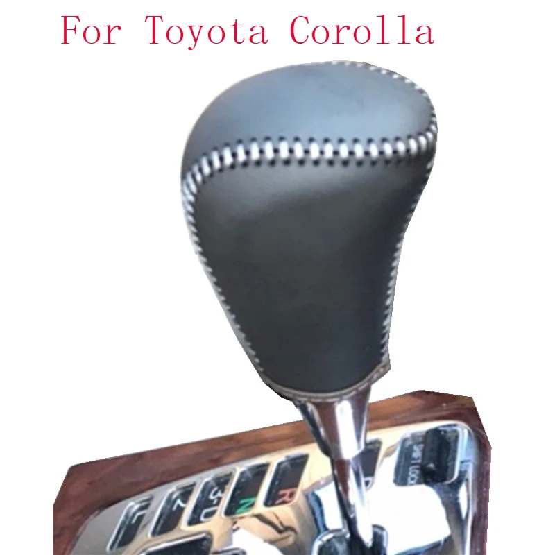 Чехлы для головки рычага переключения передач для Toyota Corolla 2004 2011, высококачественные кожаные аксессуары для стайлинга интерьера
Чехлы для головки рычага переключения передач для Toyota Corolla 2004 2011, высококачественные кожаные аксессуары для стайлинга интерьера